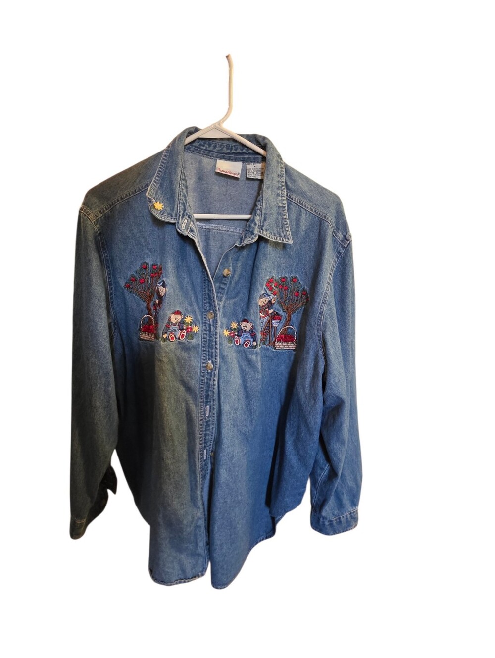 Bobbie Brooks Women’s Blue Denim Top - Picture 4 of 5